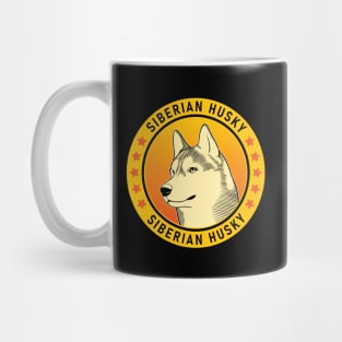 Siberian Husky Dog Portrait Mug